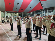  فيديو: الاحتفال بتدشين أعضاء ومرشدين جدد لسرية كشاف النادي الاسلامي بيافا 